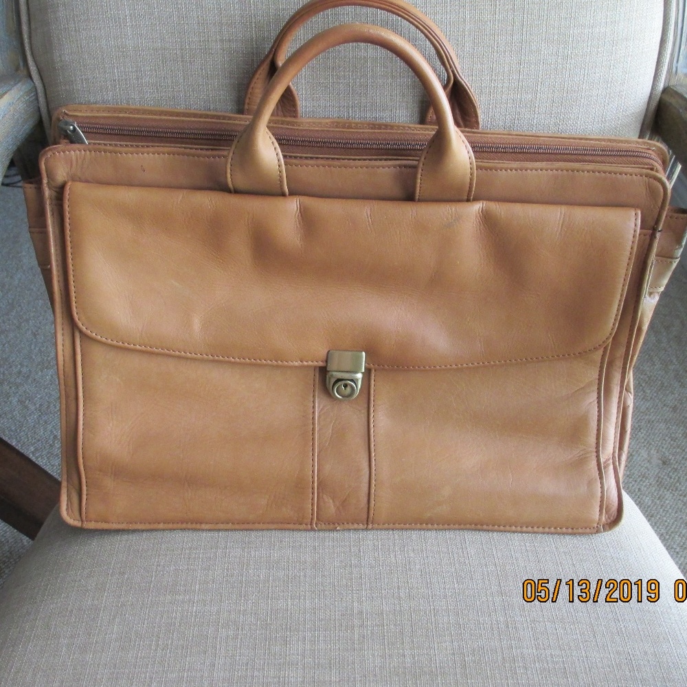 Tan Briefcase